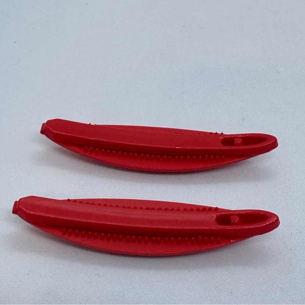 Vintage 4 Pairs 1980's Snap Back Plastic Girls' Hair Barrettes Unbranded Retro - Picture 9 of 14